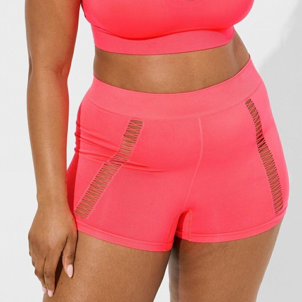 Torrid - XO Seamless High Waist Shortie Panty in Neon Blush
